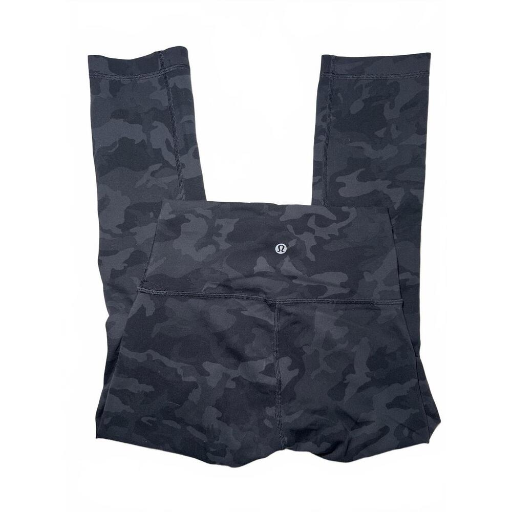Lululemon black camo align leggings 28"